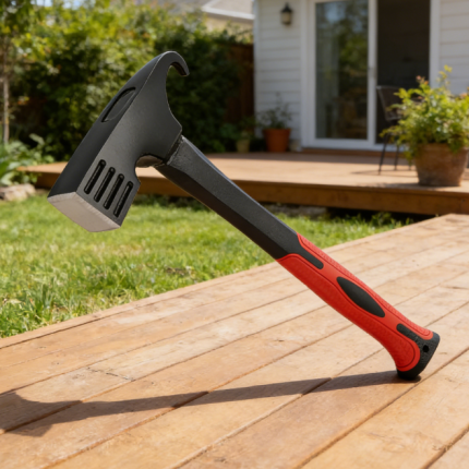 Multi-functional Camping Hammer - Steel Hammer with Tent Peg Puller (Outdoor Gear)