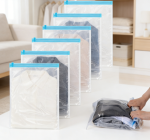 Vacuum Bags for Travel, Compression Storage Bags for Clothes