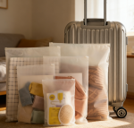 Frosted Travel Storage Bags, Zip Lock Packing Organizer Bags